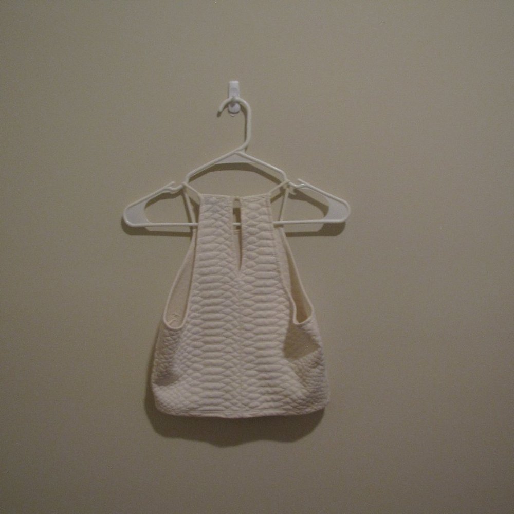 Cream Top, Size Medium, Cream Skirt, Size Large
